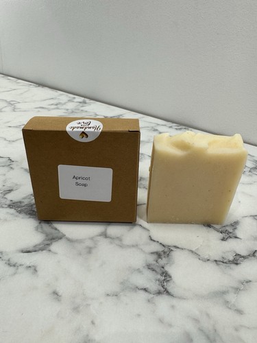Apricot soap handmade with - apricot,