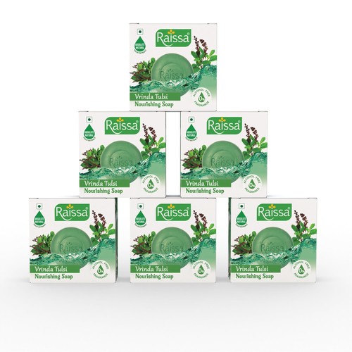 Tulsi herbal soap pack - tulsi,