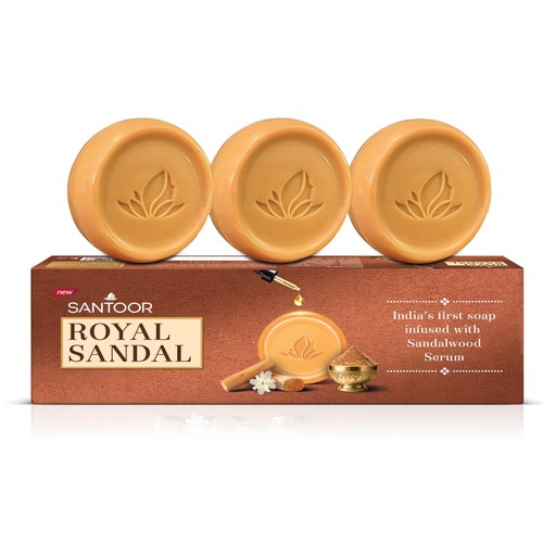 Santoor royal sandal detan - royal,