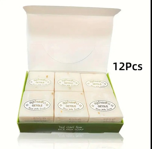 Handmade rice milk soap - handmade,
