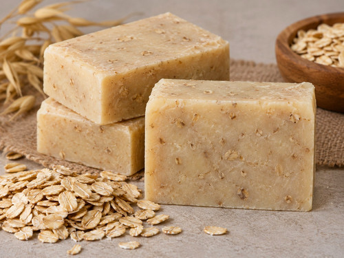 Natural oat soap - natural,