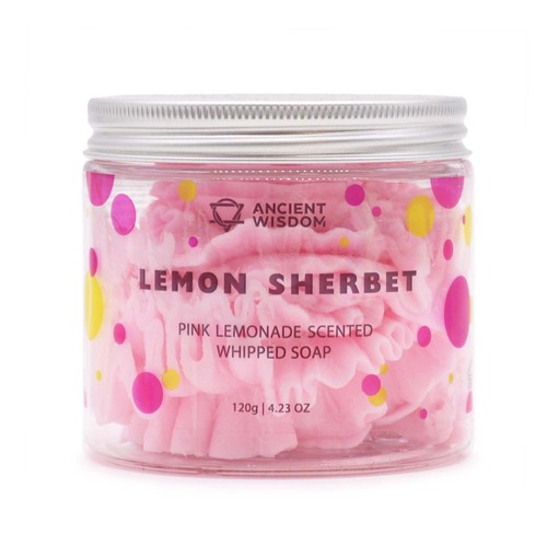 Pink lemonade whipped soap - pink,