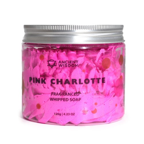 Pink charlotte whipped soap - charlotte,