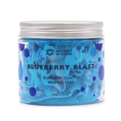 Blueberry whipped soap - soap, 120g