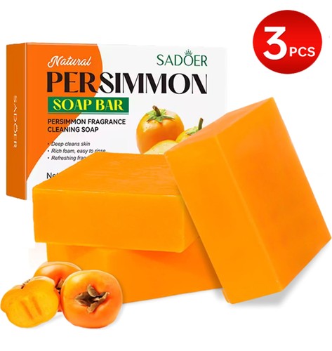 3pcs persimmon soap bar - 3pcs,