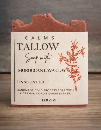 Tallow soap with - tallow, moroccan