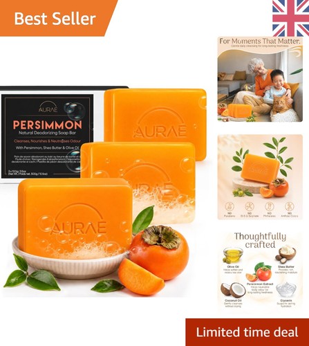 Natural deodorizing soap bars - natural,