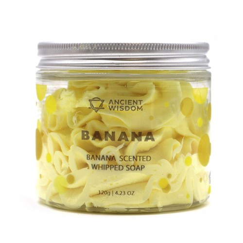 Banana whipped soap - banana,