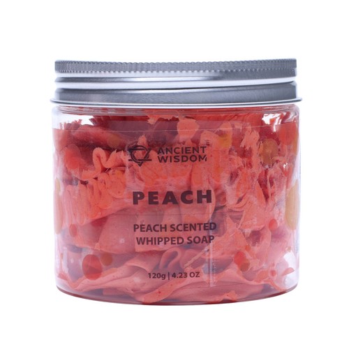 Peach whipped soap 120g - peach,
