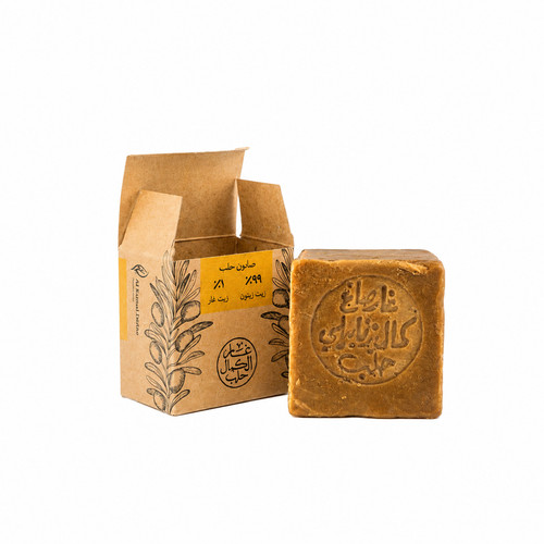 Natural olive oil aleppo ghar - natural,